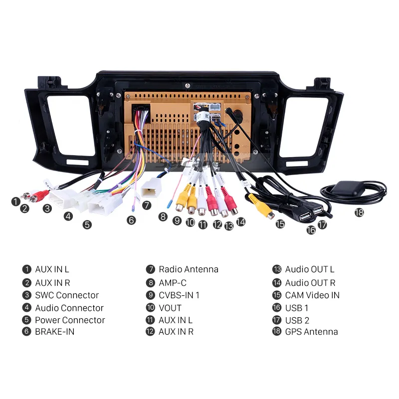 Best Seicane Android 9.0 Car Stereo Player for 2013 Toyota RAV4 with 10.1 inch GPS Navi Radio Support Steering Wheel Control TPMS 4 Best Seicane Android 9.0 Car Stereo Player for 2013 Toyota RAV4 with 10.1 inch GPS Navi Radio Support Steering Wheel Control TPMS 4