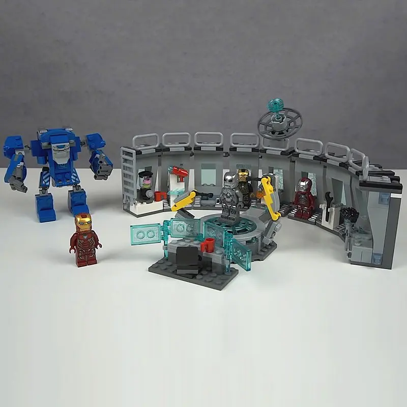 

Iron Man Hall of Armour Compatible LegoINGly Marvel Endgame Avengers Super Heros Building Blocks Bricks Toys For Children Gift