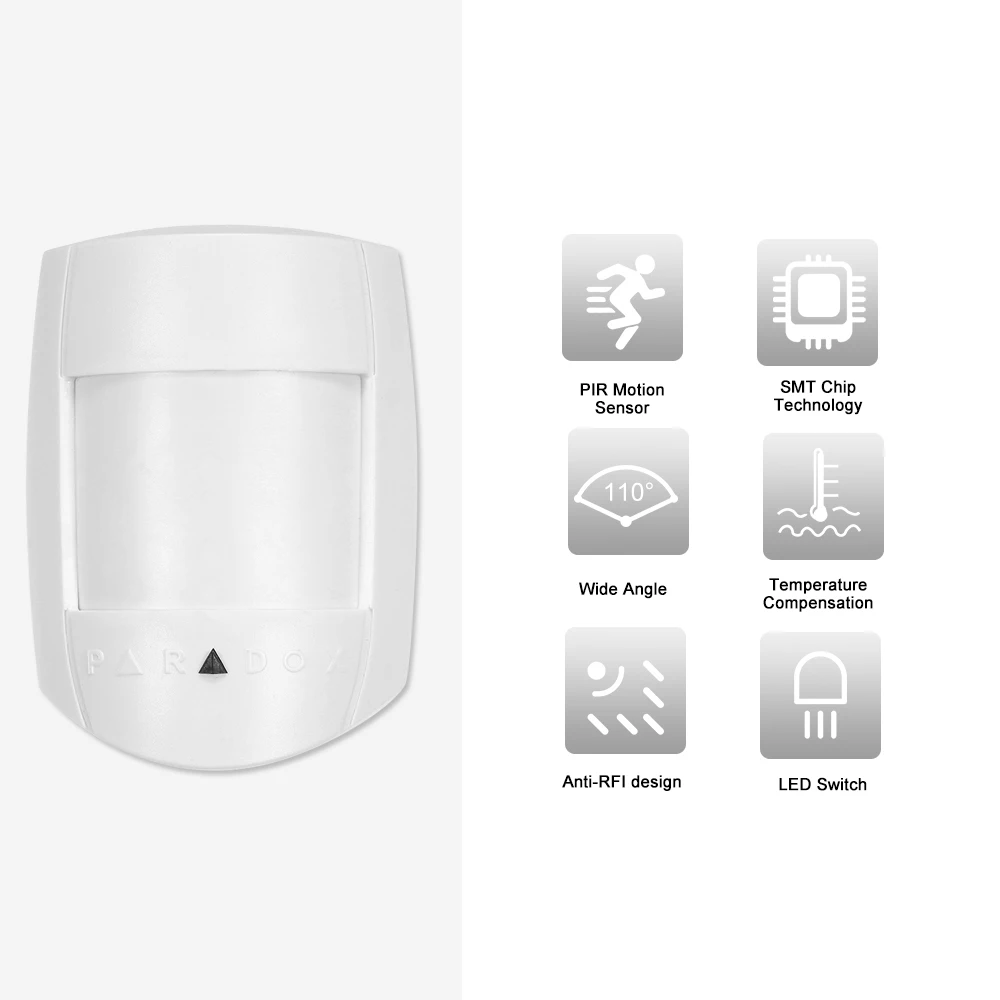 Wired PIR Motion Sensor Dual Passive Infrared Detector For Home Burglar