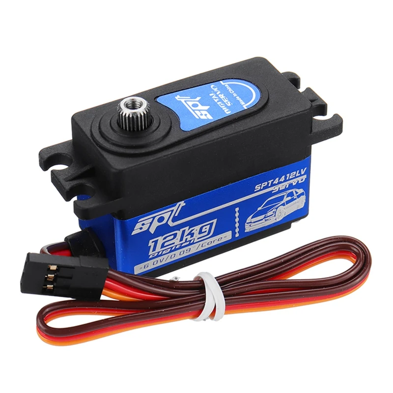 

1/2/4/12PCS SPT Servo SPT4412LV 12KG Remote Control Parts Digital Servo Large Torque Metal Gear Short Body For RC Car Robot