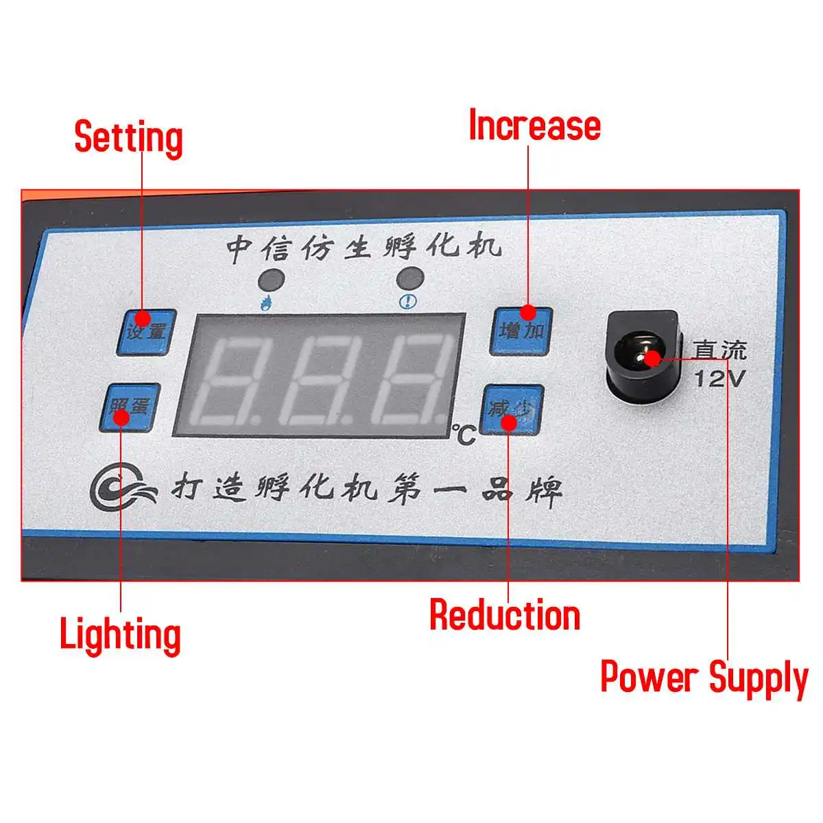 40pcs Egg Incubator Digital Automatic Cock Poultry Hatcher Temperature Control Good Insulation Performance Foam + Plactic 40pcs Egg Incubator Digital Automatic Cock Poultry Hatcher Temperature Control Good Insulation Performance Foam + Plactic