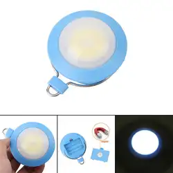 Сверх-яркий круглый мини-cob LED Походные фонари на открытом воздухе Ночной светильник с крюком
