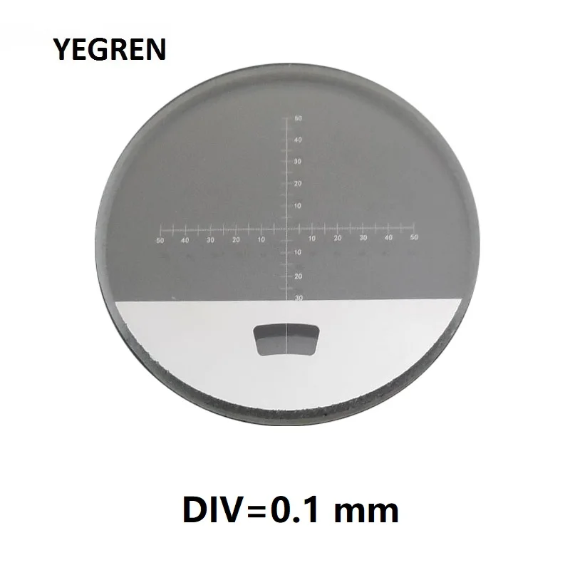 

Telescope Eyepiece Micrometer Reticle Scale Diameter 22 mm for Binoculars Monocular DIV 0.1 mm Microscope Accessories