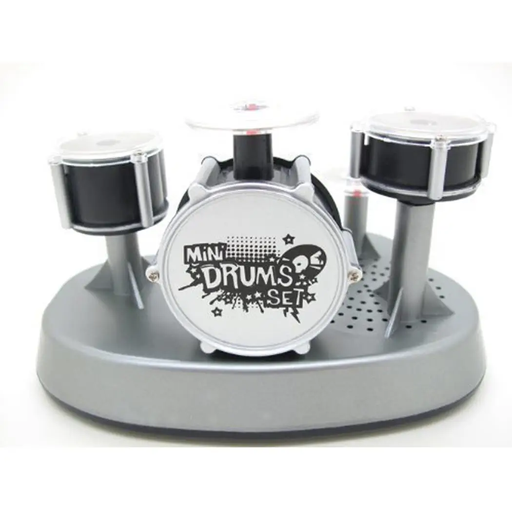 

Mini Finger Drum Set Novelty Desk Musical Toy Drum Finger Game Multicolor beat Kids drums Musical Home School feel the Mini Desk