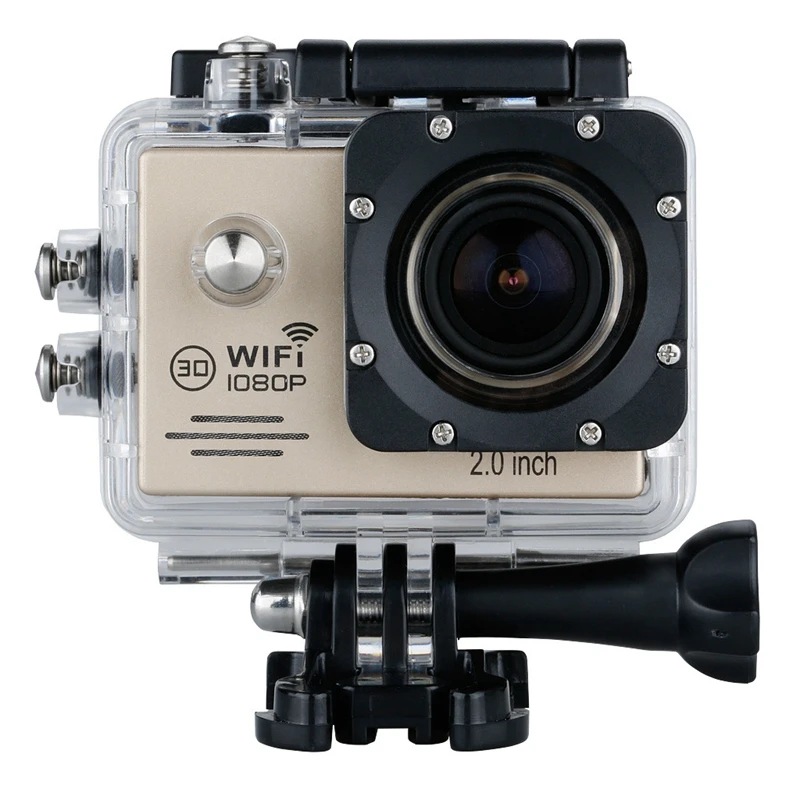Мини 2 &quot14MP 1080 P WiFi Full HD Водонепроницаемая экшн Цифровая видеокамера Спортивная