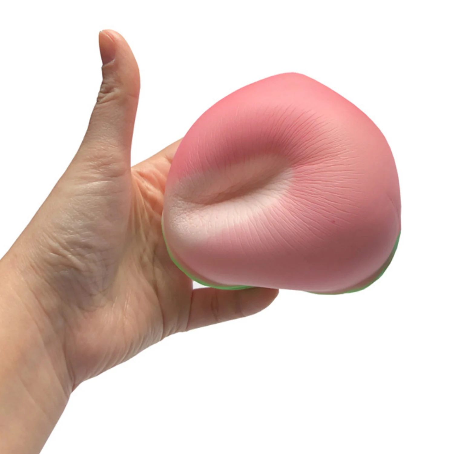 

Besegad Kawaii Slow Rising Temperature Heat Sensing Squishy Peach Temperature Color Change Fruit Food Relieves Stress Toy
