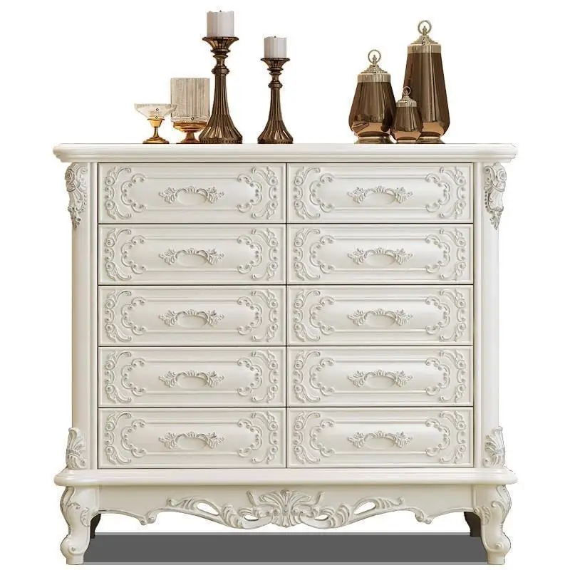 

Retro Bedside Table Cocina Armarios Tv Stand European Wooden Mueble De Sala Cabinet Organizer Furniture Chest Of Drawers
