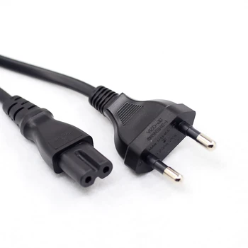 

20pcs 1.5m 2-Prong Pin AC Korea Power Supply Cable Cord High Quality Lead Wire Power Cord For Mac mini Desktop Laptop