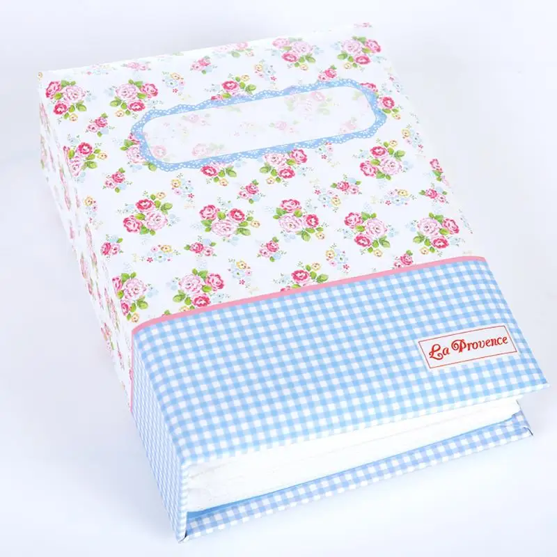 

100 Pockets Floral Photo Album Memory Pictures Storage Hold Case Wedding Graduation Commemorative Album Scrapbook