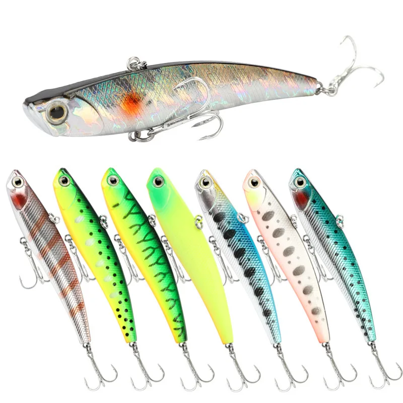  2019 Sinking VIB Full Swimming Layer Vibration Fishing Lure Hard Minnow Pesca Isca Artificial Winte