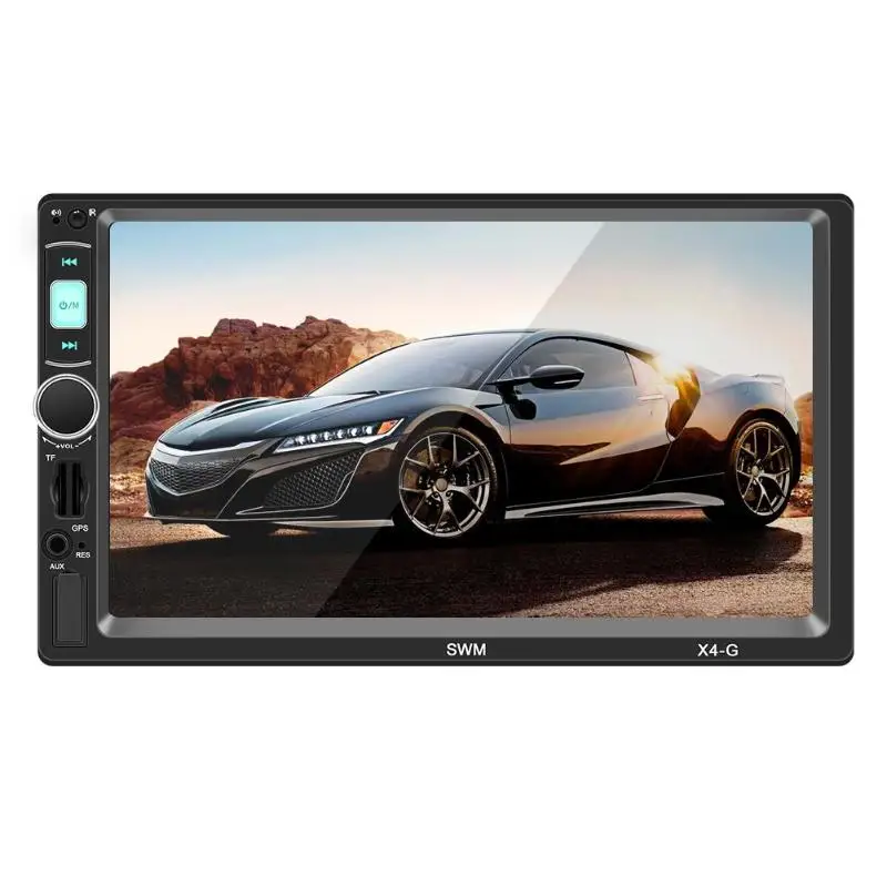 

SWM X4G 7inch 2 Din Bluetooth Car Stereo MP5 Player GPS Navigation Head Unit Receiver FM Radio Universal Car Audio Player EU Ma