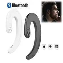 Bone Conduction Wireless Earphone Bluetooth Headphone Headset with Mic Noise Cancelling for IOS Android Cell Phones