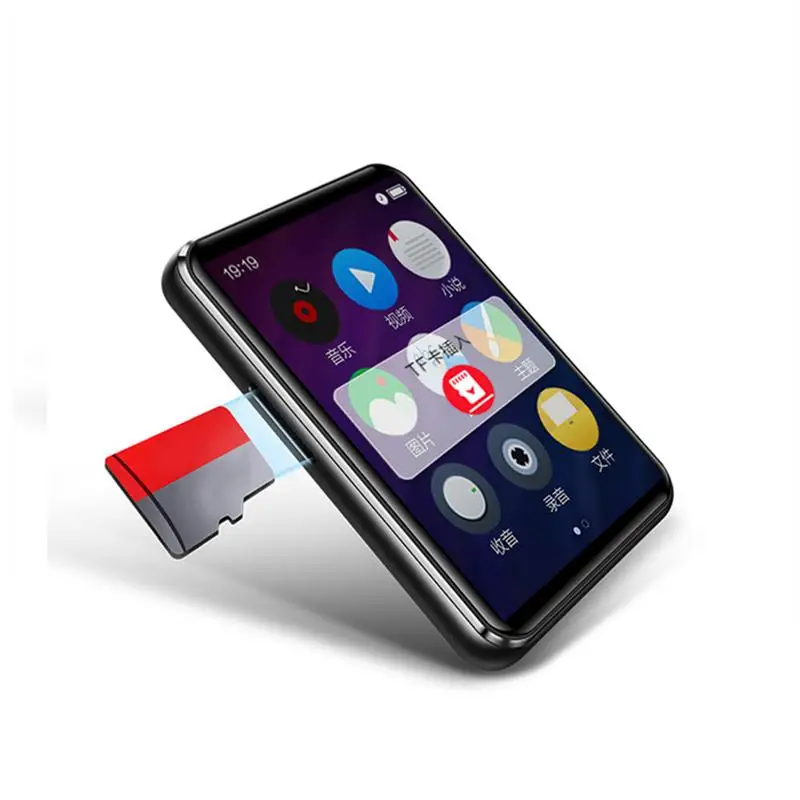 

3" Screen MP3 Player Touch Screen Super Thin HiFi e-Book Learning English Listening RMVB MP4 AVI FLV Compatible with Micro SD Ca