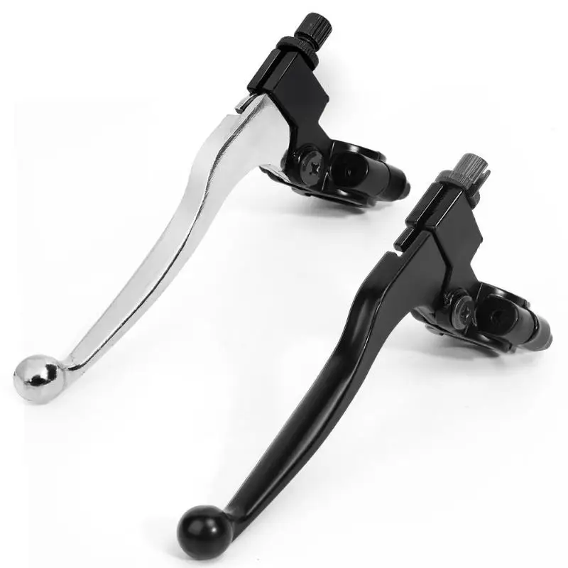 

Aluminum Left 7/8 Inch Handlebar Clutch Lever for Pit Dirt Bike Motorcycle ATV With Standard 22mm Handlebars Black Silver