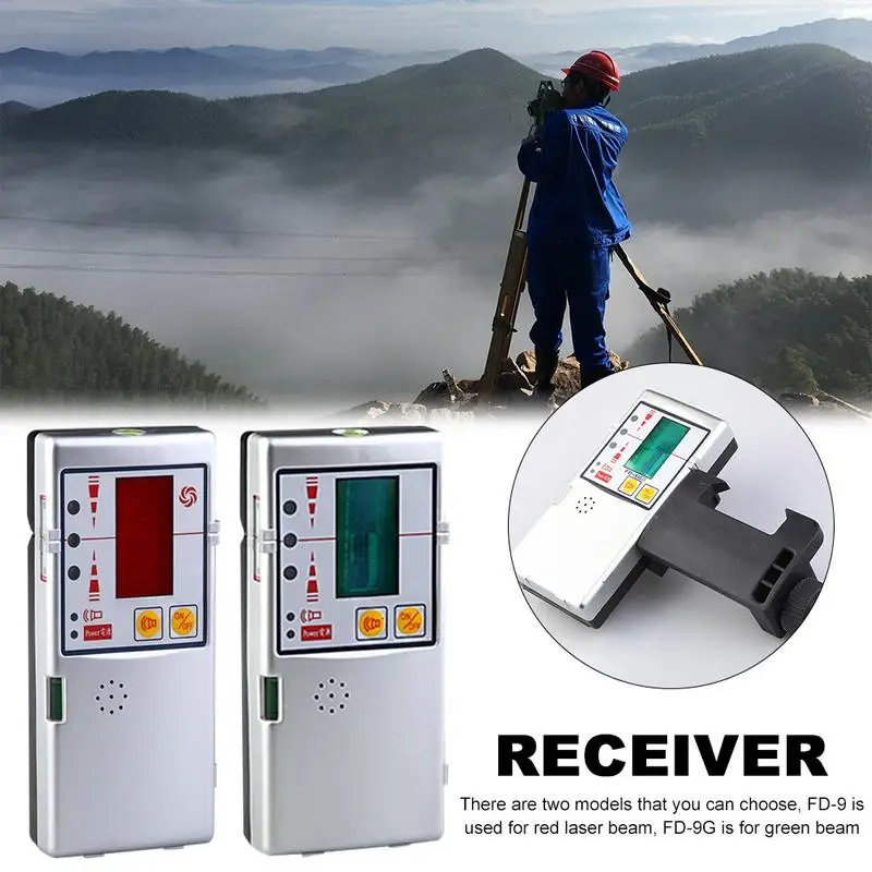 

Outdoor Level Laser Detector Electronic Leveling Infrared Ray Module Receiver Detector With Clamp