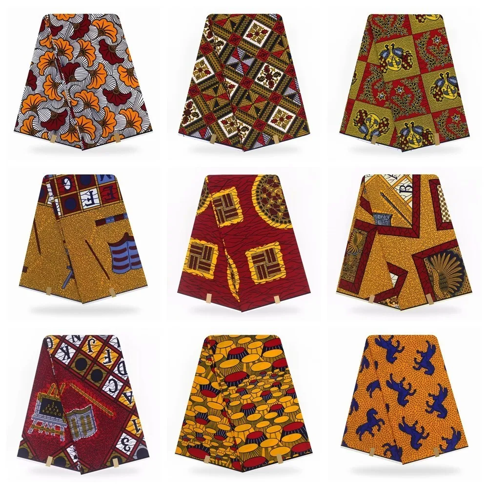 

Nigeria Wax Veritablee For Wedding Dress Pagne Africain Ankara hot Wax Veritable Stars Design Direct Selling original Wax cotton