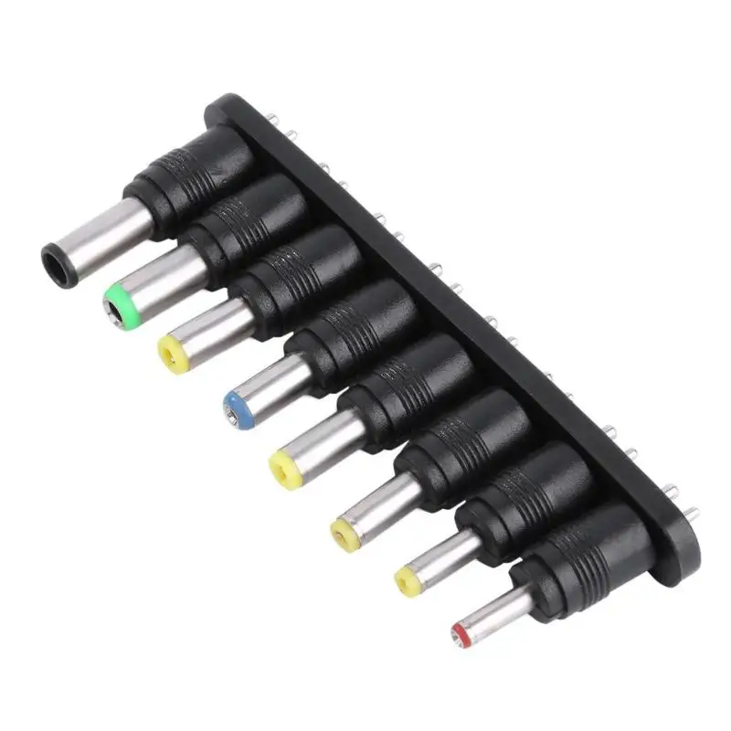 

8 in 1 Set 8pcs Universal AC DC Power Adapter 2pin Plug Charger Tips for Sony Samsung PC Notebook Laptop