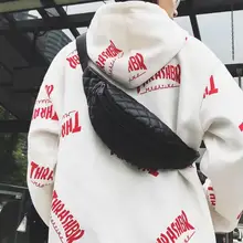 Модная женская сумка через плечо на поясе черную клетку поясная сумка для девочек Женская Повседневная сумка через плечо женская сумка-мессенджер