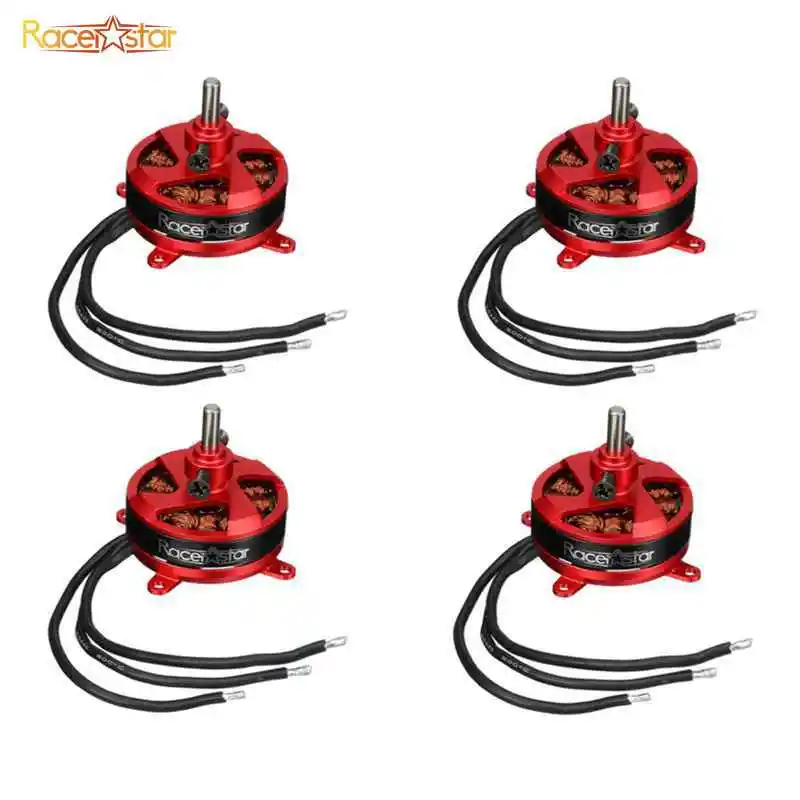 4 шт. Racerstar BR2304 1850KV 2-3S бесщеточный двигатель для радиоуправляемой модели самолета Радиоуправляемый Дрон Радиоуправляемый Мотор Запчасти Аксессуары