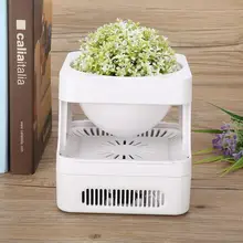 Генератор отрицательных ионов, многофункциональный очиститель воздуха в горшках, удаление запаха для рабочего стола, спальни, офиса, purificador компрессор воздуха