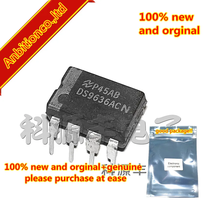 

10pcs 100% new and orginal DS9636ACN DS9636CN DIP-8 RS-423 Dual Programmable Slew Rate Line Driver in stock