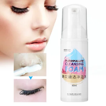 

brand new 60ml eyelash cleansing foam cleanser eyelash foams grafted eyelash extension cleaning tools bottle accessories
