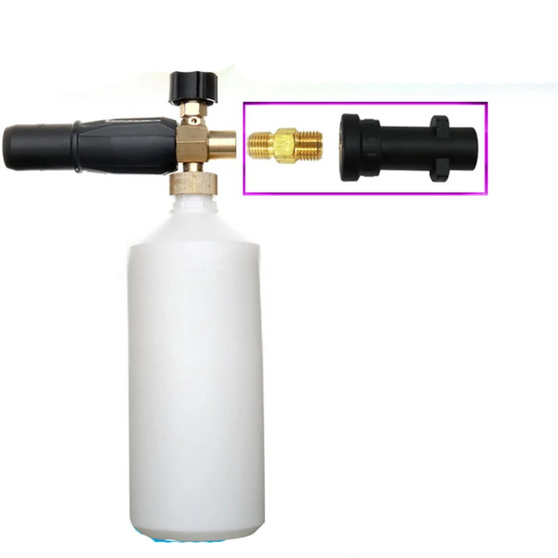 Foam Lance High Pressure Snow Foam Nozzle Injector Lance Bottle 1 L for
