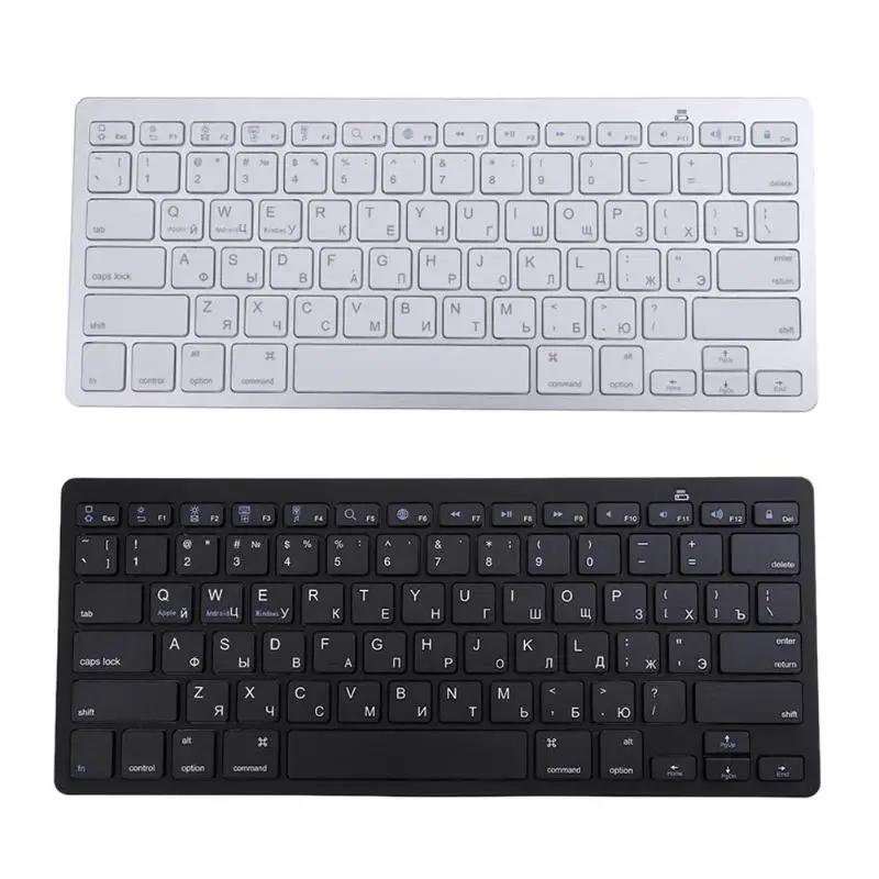 

Slim Bluetooth 3.0 Wireless Russian 78 Keys Keyboard for Win8 IOS Android