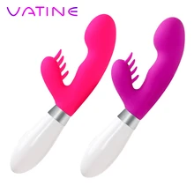 VATINE 36 Speed Sex Products Dildo Vibrators Dual Motor Vibration Clitoris Stimulator Barbed G-spot Massager Sex Toys for Women