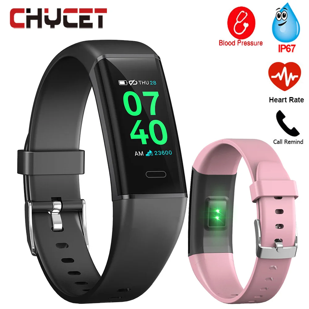 

Smart Bracelet Watch Women Waterproof Fitness Bracelet Blood Pressure Measurement Heart Rate Fitness Tracker Smart Watch Men