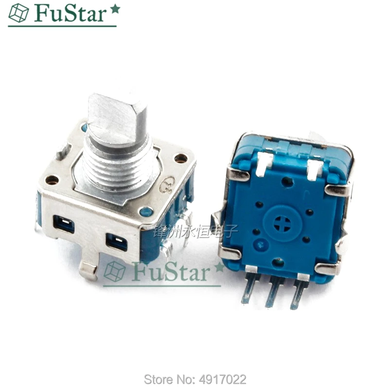

Half-Axis 10 mm Rotary Encoder Knob Coding Switch EC11 with Switch 20 Pulse 20 Location