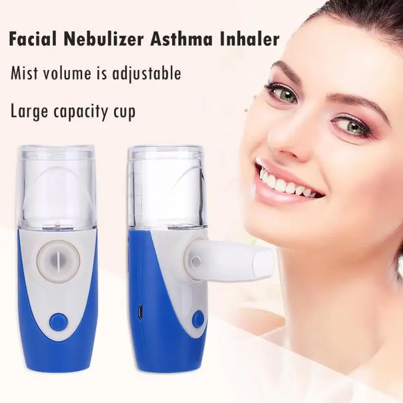 

NEW Face Ultrasonic Atomizer Handheld Micro Mesh Ultrasonic Atomizer Facial Nebulizer Asthma Inhaler Beauty Instrumen