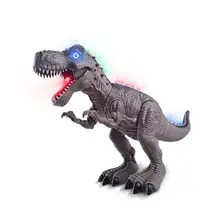 Электронная игрушка-динозавр, имитирующая модель тиранозавра, ползающий тираннозавр со звуковыми эффектами, забавная игрушка для детей