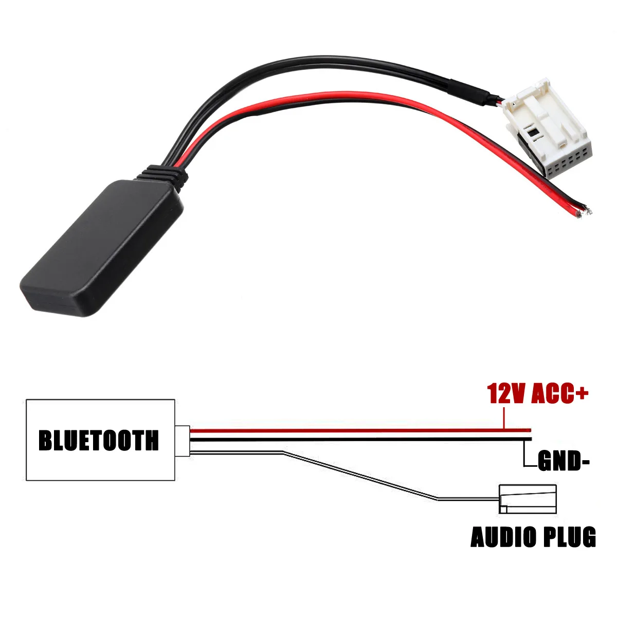 12V bluetooth Беспроводной радио аудио стерео AUX IN модуль подключения к разъему Aux