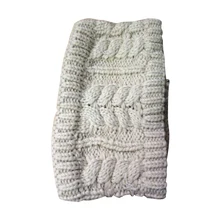 Hthl-бежевый зимний теплый вязаный плетеное женское головной убор