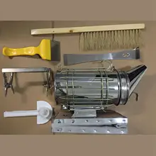 BMBY-набор инструментов для пчеловодства набор из 6 пчеловодческих улей курильщик, пчелиный Brsuh вспомогательное устройство для пчеловодства-инструмент для пчеловодства