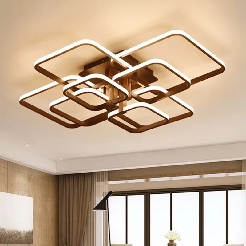 Touch Fernbenung Dimmen Moderne Plafon Led Decke Lampe Leuchte Touch Fernbenung Dimmen Moderne Plafon Led Decke Lampe Leuchte Aluminium Esszimmer Wohnzimmer Schlafzimmer Lichter Glanz Lamparas De Techo In