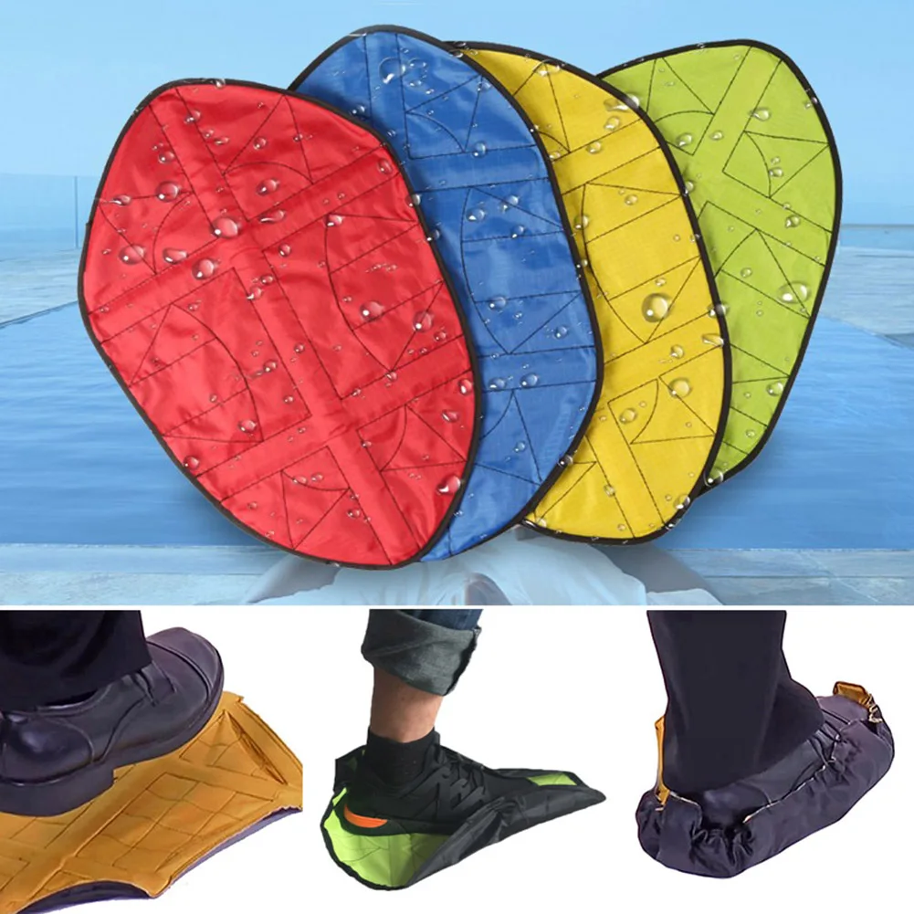 2019 New 1 Pair Reusable Shoe Cover One Step Hand Free Sock Shoe Covers