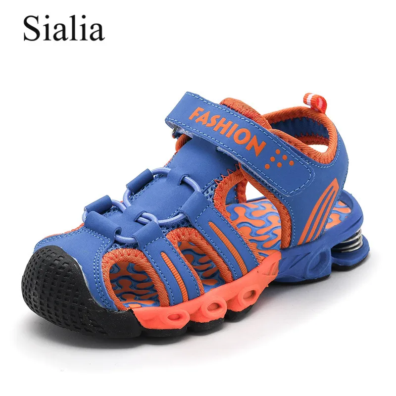 

Sialia Summer Kids Sandals For Children Shoes Boys Sandals Girls Shoes Cloth Close-toe Beach Shoes tenis infantil 2019 Fashion