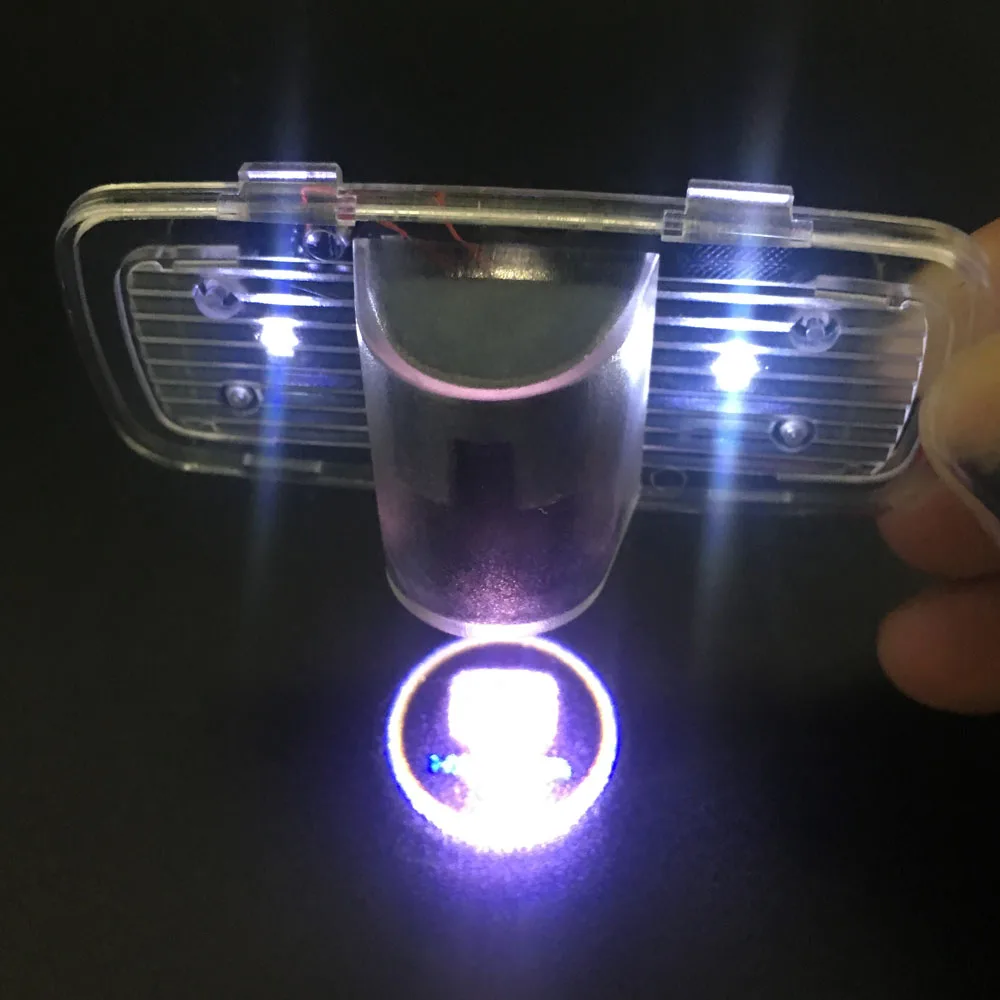 

2pcs/Set car door led light welcome light Emblem logo Light For Honda Accord CR-V XR-V CRX Warning Ghost shadow Projector Light