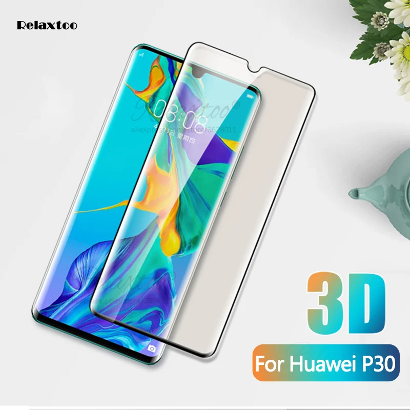3D полное покрытие закаленное стекло для Huawei P30 Lite Pro защита экрана прозрачное