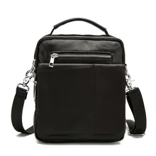 Новые однотонные мужские портфели из натуральной кожи маленький деловой портфель роскошный портфель сумка Shuolder сумка через плечо для мужчин s