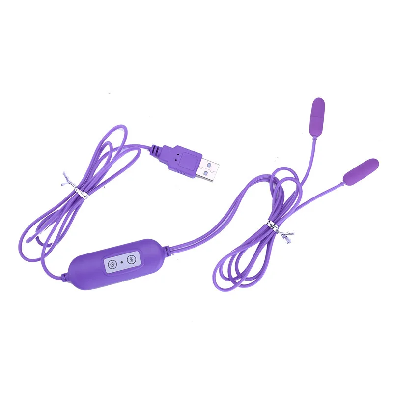 Double Jump Egg Usb Power Penis Urethra Plug Mini Vibrating Egg