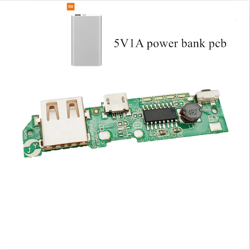 

Power Bank pcb board Charger Module Power Bank Step Up Boost Power Bank Module For Mobile Phone 18650 Battery DIY 5v1a