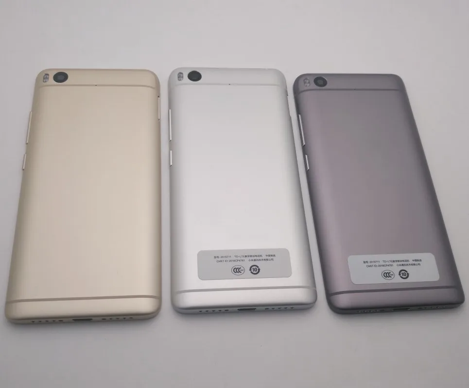 Оригинал для 5 15 &quotXiaomi 5S M5S Mi5S mi задняя крышка Крышка батарейного отсека Корпус