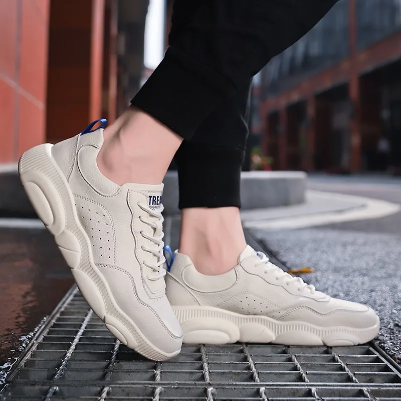 

2019 summer new solid color men's bear bottom casual shoes Size 39-44 Men Fashion trends Breathable Running Sneakers tenis shoes