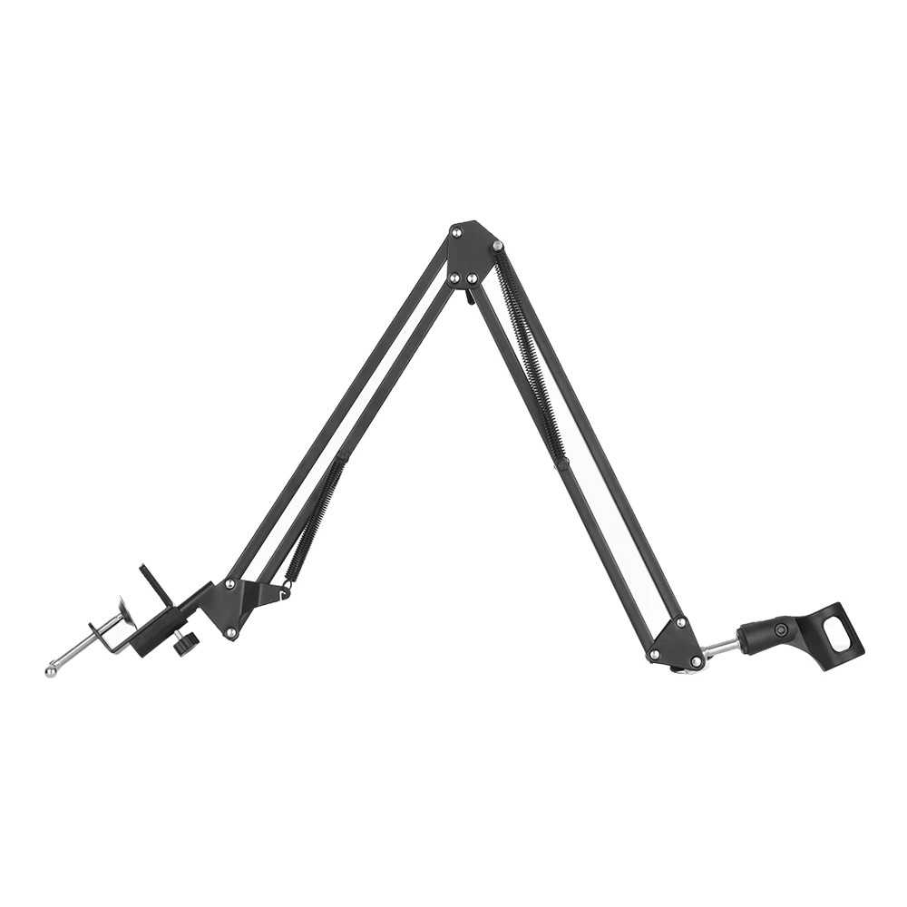 Adjustable Microphone Stand Suspension Boom Scissor Arm Mic Bracket