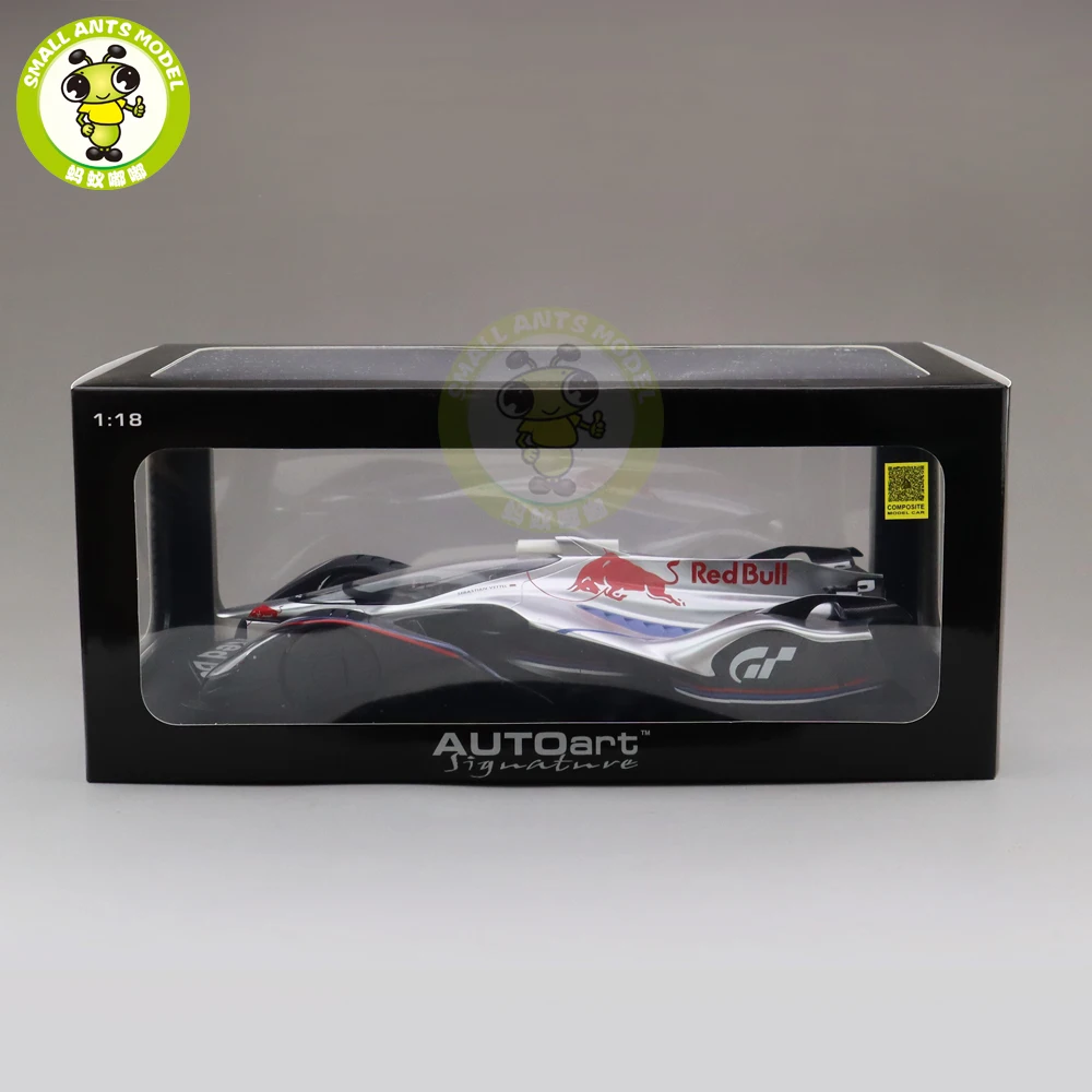 1/18 AUTOART 18117 RED BULL X2014 фанатская машина супер Серебряная модель автомобиля игрушки