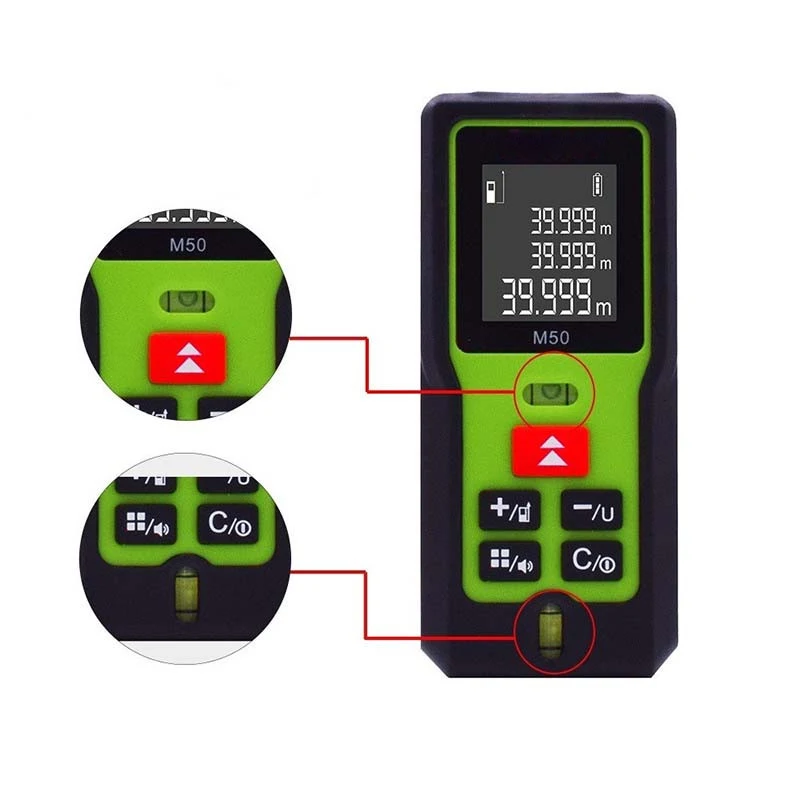 

Waterproof 40M Laser Rangefinder Laser Range Finder Laser Distance Meter Digital Electronic Tape Measures