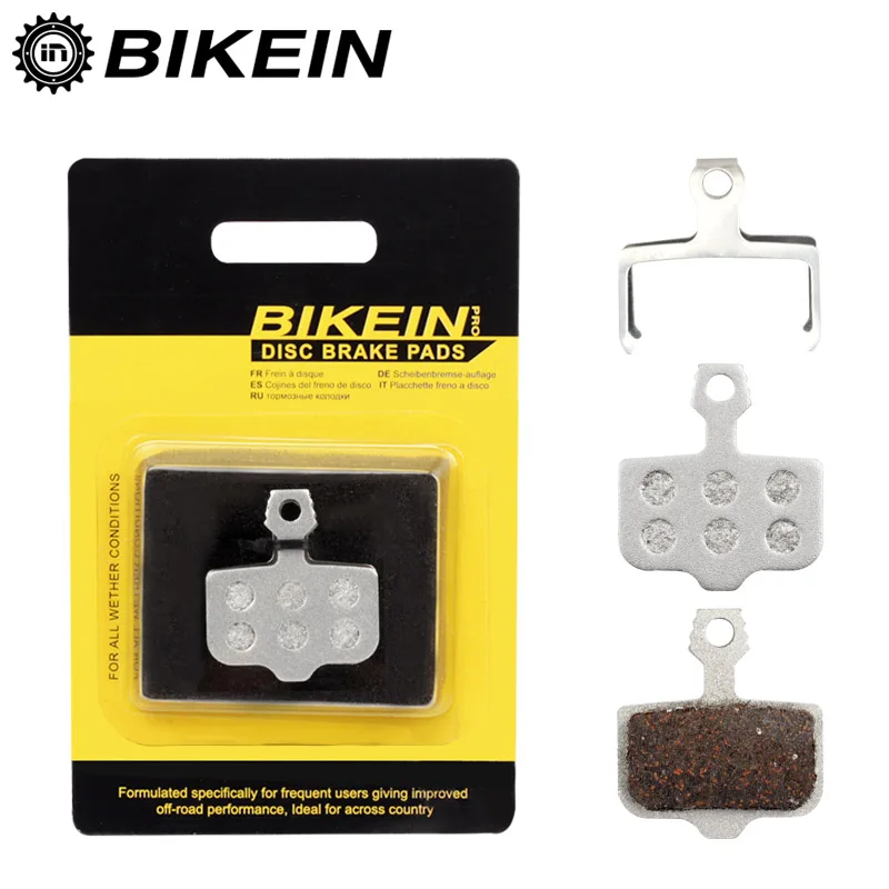 BIKEIN 4 пары серебряных тормозных колодок для MTB велосипеда из смолы Avid Elixir R/CR/CR